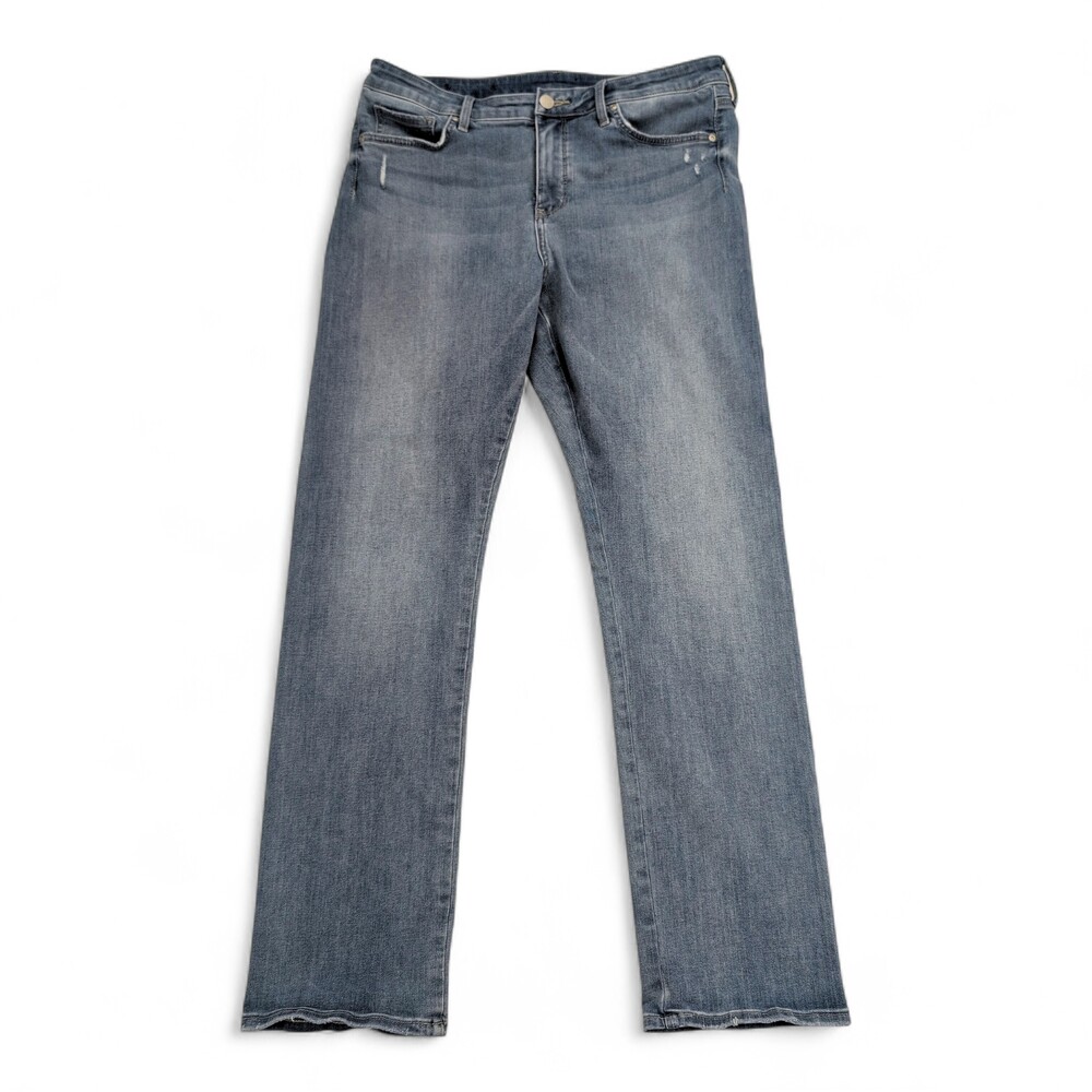 NYDJ Women's Straight Leg Light Wash Jeans Size 12
